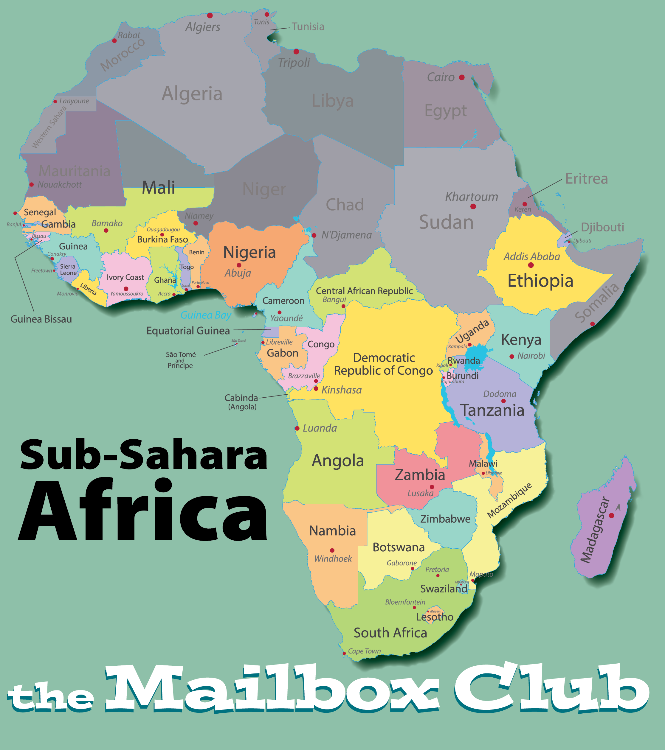 Sub-Sahara-Africa-Map